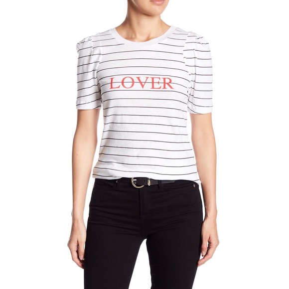 ✨NEW WILDFOX ✨ LOVER TEE WHITE SHIRT - Picture 4 of 5
